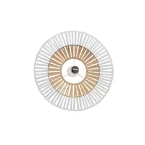 image of Silikou Decorative Ceiling Light White Bamboo 1x E27 Max 40V