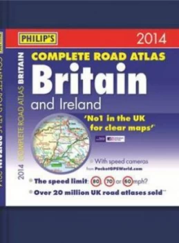 Image of Philips Complete Road Atlas Britain and Ireland 2014 Hardback