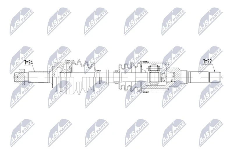 Image of NTY Drive shaft NTY NPW-TY-206