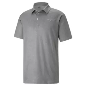 image of Puma Cloudspun Primary Polo Mens - Silver