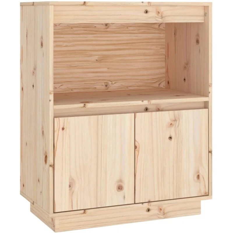 Image of VIDAXL Sideboard 60x34x75cm Solid Wood Pine vidaXL 8720286841129