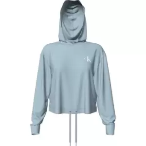 Image of Calvin Klein CK1 Long Sleeve Hoodie - Blue