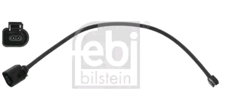 Image of FEBI BILSTEIN 48916 Brake Pad Wear Sensor Front Axle Right Warning Contact,brake pad wear (407)