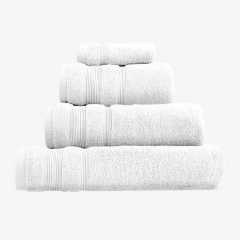 Image of Allure Bath Fashions Luxury Zero Twist Egyptian Cotton Hand Towel - White