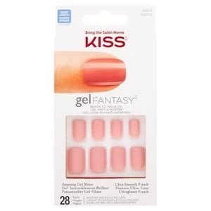 image of Kiss Gel Fake Nails - Ribbons Pink