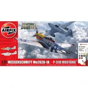 Image of Airfix Messerschmitt Me262/P-51D Mustang Dogfight