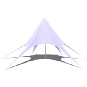 Image of Gazebo Hexagon Star Garden Pavilion 10m Vidaxl White