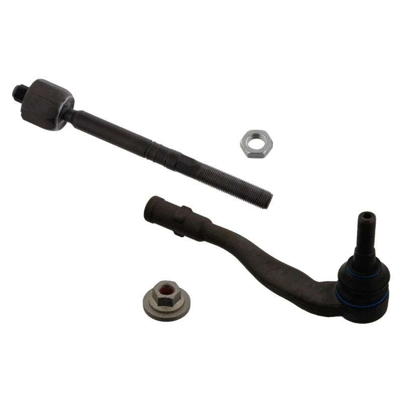 Image of FEBI BILSTEIN 40996 Tie Rod Front Axle Right, with counter nut Rod Assembly (284)