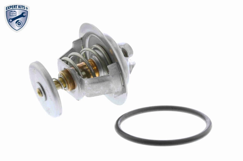 Image of VEMO V25-99-1709 Engine thermostat EXPERT KITS +, Opening Temperature: 82°C, with gasket/seal Thermostat,coolant (316)