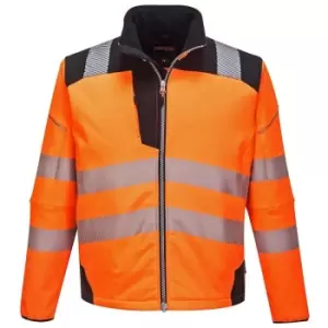 Image of Portwest T402OBRXL - sz XL PW3 Hi-Vis Softshell Jacket - Orange/Black - Orange/Black