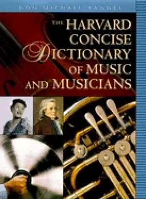 Image of harvard concise dictionary of music and musicians