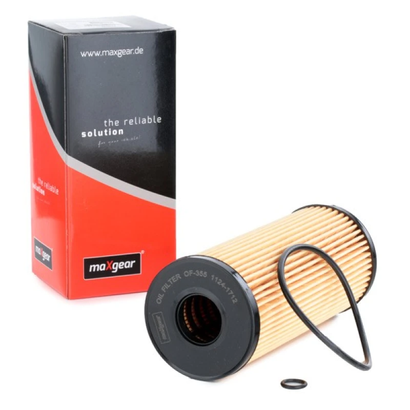 Image of MAXGEAR 26-0128 Oil filter Filter Insert, with gaskets/seals Oil Filter (7)