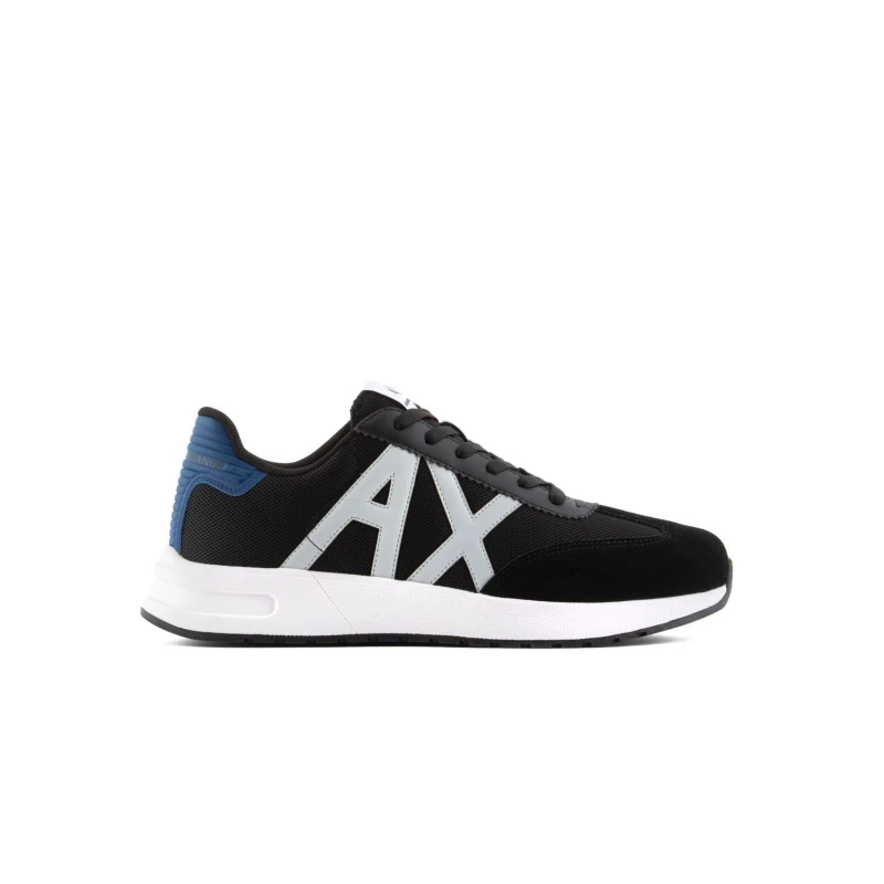 Image of Armani Exchange Trainers Black Grey male UK 6