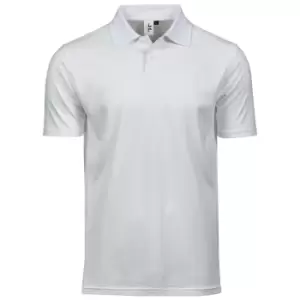 Image of Tee Jays Mens Power Pique Organic Polo Shirt (XXL) (White)