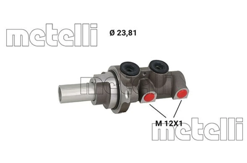 Image of METELLI Brake master cylinder METELLI 05-1287