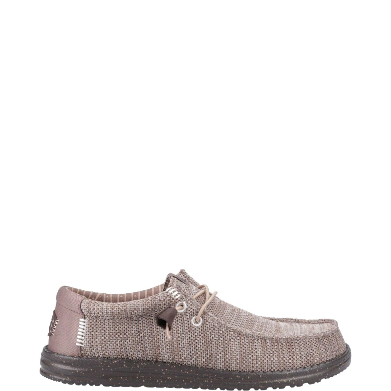 Image of HEYDUDE Wally Stretch Mesh Shoes Taupe male 9 (43)
