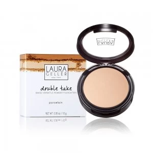 Image of Laura Geller Double Take Baked Versatile Powder Foundation Porcelain