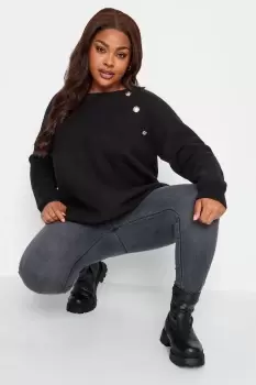 Image of Button Detail Jumper