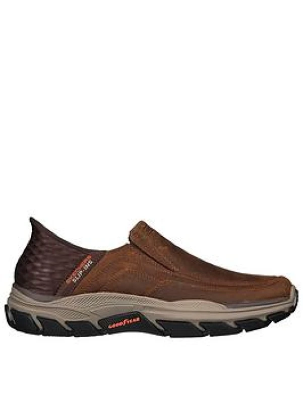 Image of Skechers Respected Elgin Slip-ins Brown Male 9 OQ21603