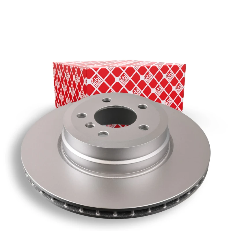 Image of FEBI BILSTEIN 36385 Brake disc Rear Axle, internally vented, Coated Brake Disc (82)