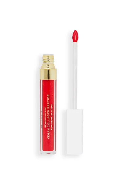 Image of Revolution Pro Vegan Collagen Peptide High Shine Lip Gloss 4ml (Various Shades) - Cherie