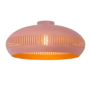 Image of Rayco Vintage Flush Ceiling Light - Ø45cm - 1xE27 - Pink