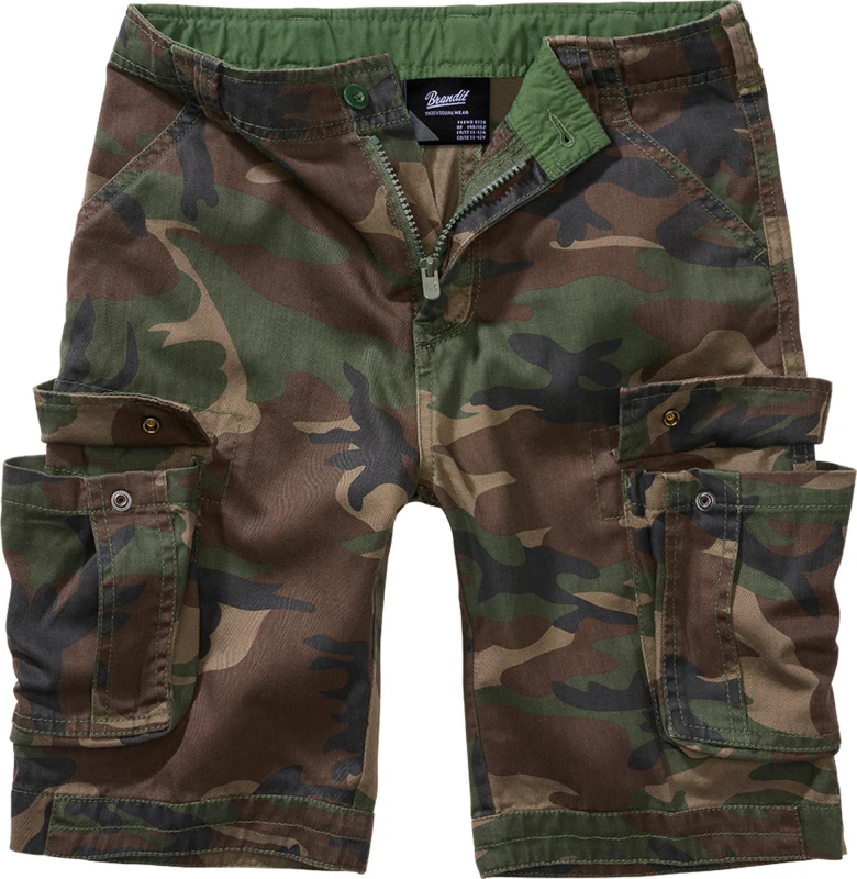 Image of Brandit Children's cargo shorts Brandit Urban Legend Vert Unisex 7/8 ans