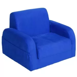 image of 2 In 1 Kids Sofa Armchair Fold Out Flip Open Baby Bed Couch