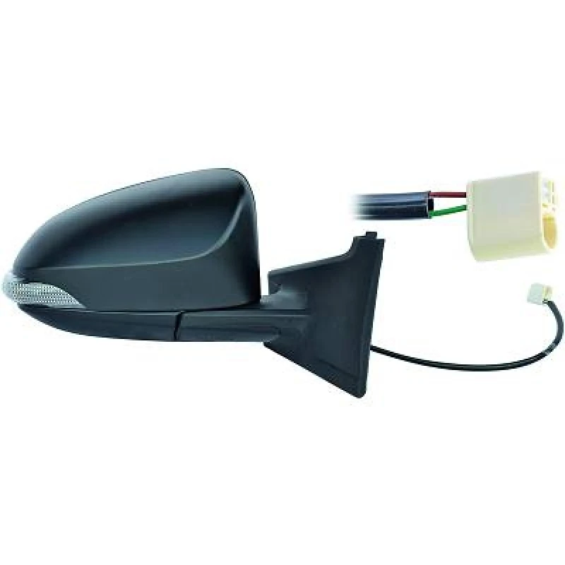 Image of DIEDERICHS 6607024 Wing mirror Right, black, for manual mirror adjustment Outside Mirror (50)