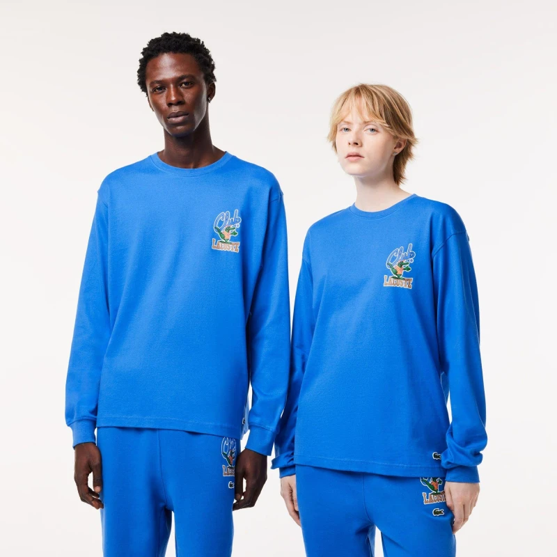 Image of Lacoste Mens Long-Sleeve T-Shirt Hilo male XS