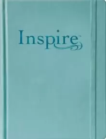 Image of NLT Inspire Bible Large Print, Tranquil Blue