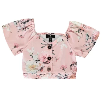 Image of Firetrap Crepe Shirt Junior Girls - Lotus Floral