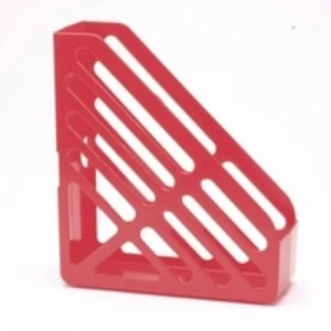 Image of Q Connect Magazine Rack Red