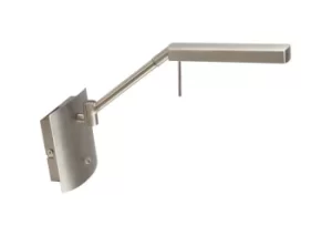 Image of Phuket Wall Lamp 1 Light 7W LED 3000K, 600lm, Satin Nickel