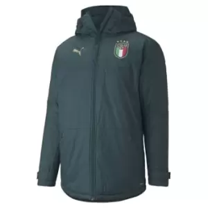 Puma Figure Quilted Jacket Mens - Green