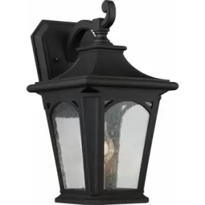 Image of Loops - Outdoor IP44 Wall Light Sconce Mystic Black LED E27 100W Bulb External d02152