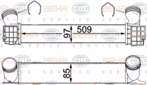 Image of Air Conditioning Heat Exchanger 8ML376731-794 by BEHR