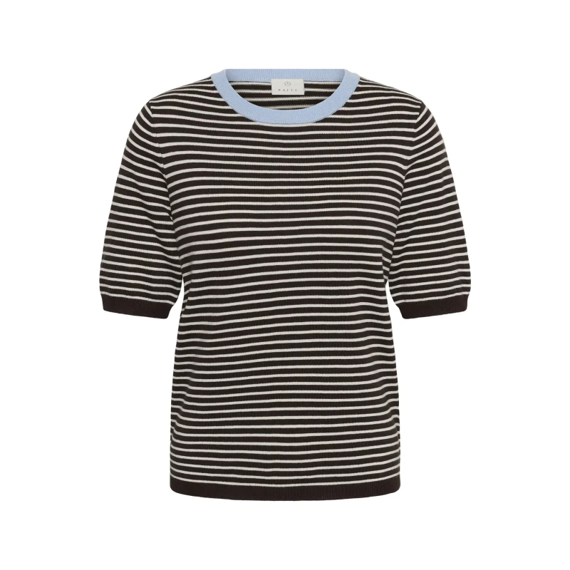 Image of Kaffe Womens striped sweater KAFFE Lizza Narrow Marron Female M