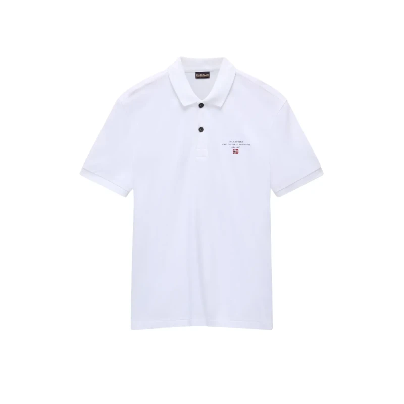 Image of Polo shirt Napapijri Elbas 4 Blanc Male XS