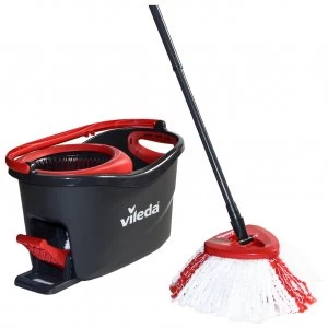 image of Vileda Easy Wring and Clean Turbo Mop and Bucket Set