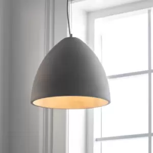 Image of Garden Trading Millbank Large Pendant Light in Polymer Concrete
