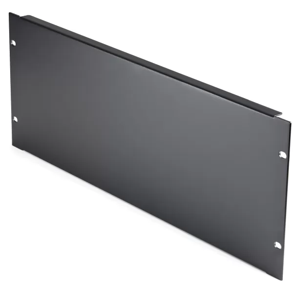 image of StarTech.com 4U Blank Panel for 19" Rack - Rack Mount Blanking Panel for Server/Network Racks Enclosures & Cabinets - 4RU Rack Filler Panel/Sp