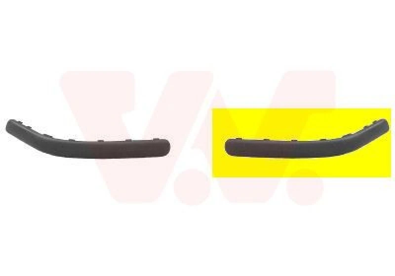 Image of VAN WEZEL Bumper moulding VAN WEZEL 5888554