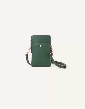 Image of Accessorize Womens Zip Phone Bag, Size: 12x18cm