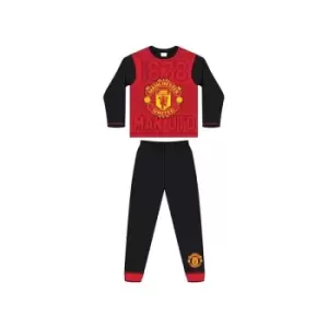 image of 4-5 Years Man UTD Pyjamas Sublimation Print Older Boys 33902