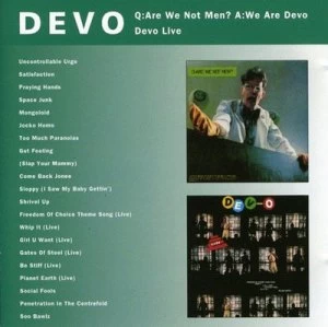 image of Q Are We Not Men? A We Are Devo/Devo Live by Devo CD Album