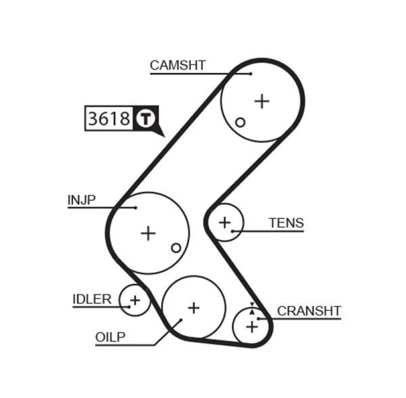 Image of GATES Timing Belt GATES 5563XS