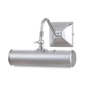 Image of 1 Light Small Picture Wall Light Polished Chrome, E14