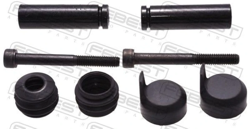 Image of FEBEST 2575-BOXF Guide Sleeve Kit, brake caliper Front Axle Guide Sleeve Kit,brake caliper (1165)