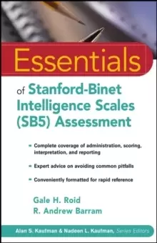 Image of Essentials of Stanford-Binet Intelligence Scales (SB5) Assessment